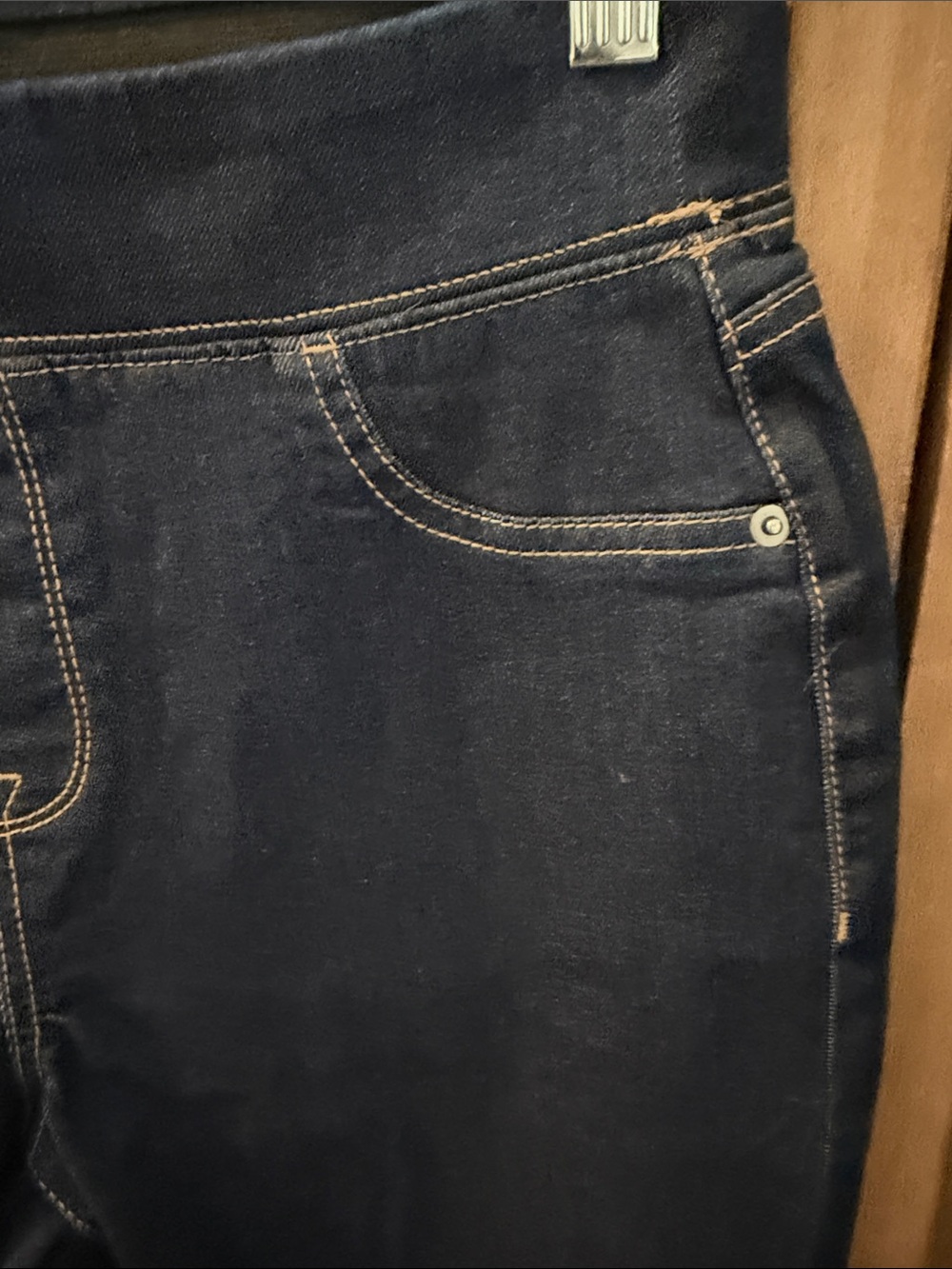 PENMANS Women’s Dark Indigo Jeggings with Stretch Waistband SIZE 6 - Picture 4 of 10